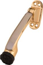DOOR STOPPER KING BRASS SG (D1136)