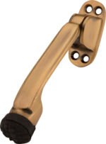 DOOR STOPPER KING BRASS ANTQ (D1136)