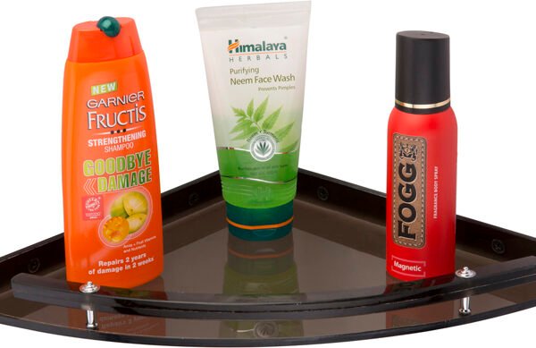 ACRYLIC CORNER  12X12 SMOKE (YG3056)