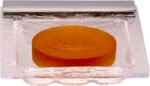 SINGLE SOAP DISH B-815 CLEAR (TMP12416)