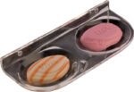 ACRYLIC DOUBLE SOAP DISH OVAL CLEAR (YG3480) - Image 6