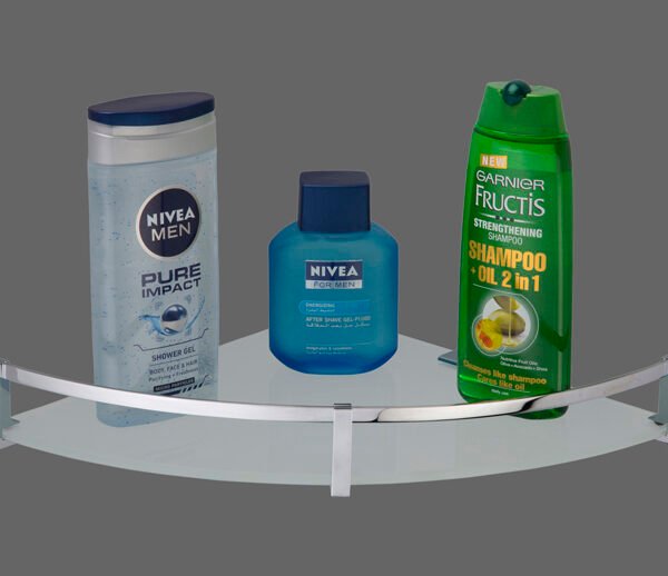 GLASS CORNER SHELF GC063 10X10 (CP) (YD4035)