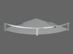 GLASS CORNER SHELF GC063 10X10 (CP) (YD4035) - Image 2