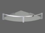 GLASS CORNER SHELF GC062 8X8 (CP) (YD4034) - Image 3