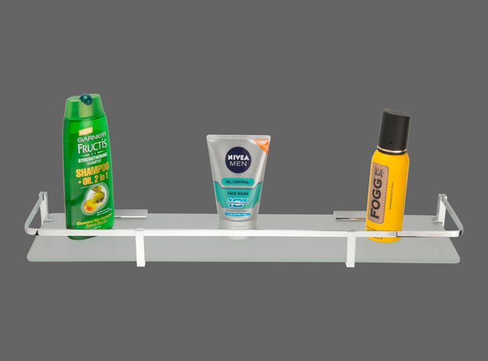 Glass Shelf 20x5 Clear (3) GLASS SHELF GS065 20X5 (CP) (YD4020) - Image 1