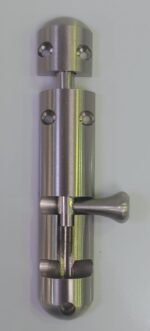 TOWER BOLT BRASS CAP SS  4X3/8 (YA6140)