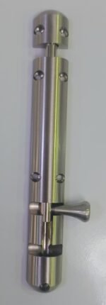 TOWER BOLT BRASS CAP SS 6X3/8 (YA6150)