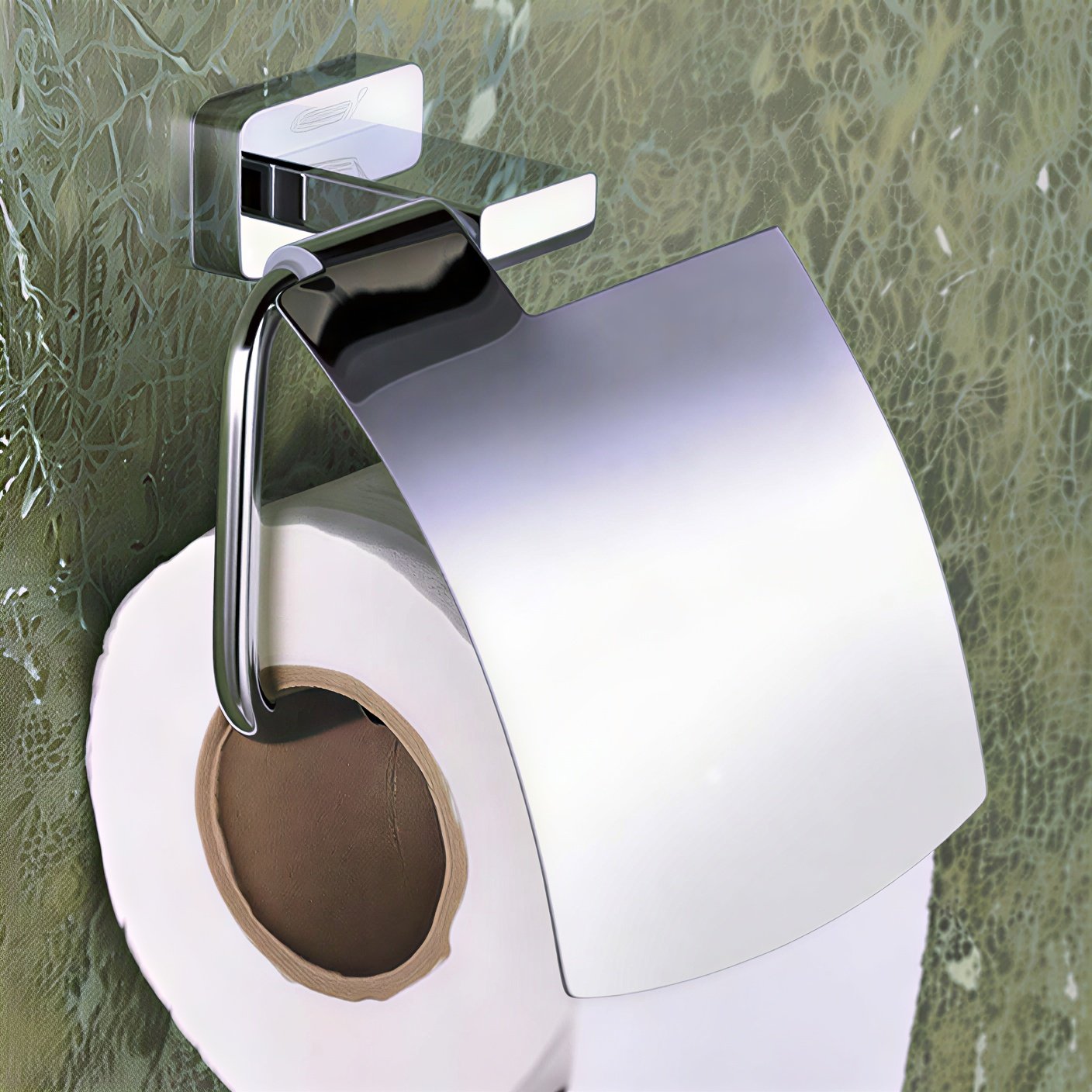 YD2468 ALESSI PAPER HOLDER WITH LID (CP) (YD2468) - Image 1