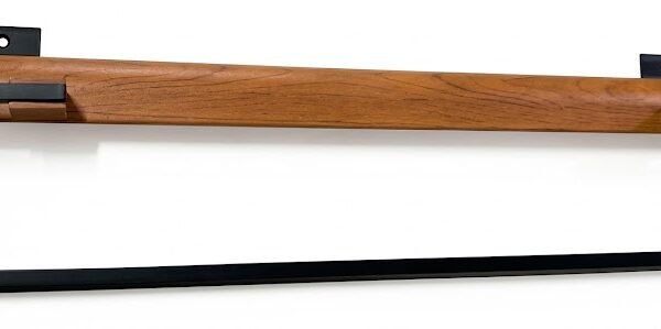 TOWEL ROD B-1013  2FT WOODEN BLACK (YE2849)