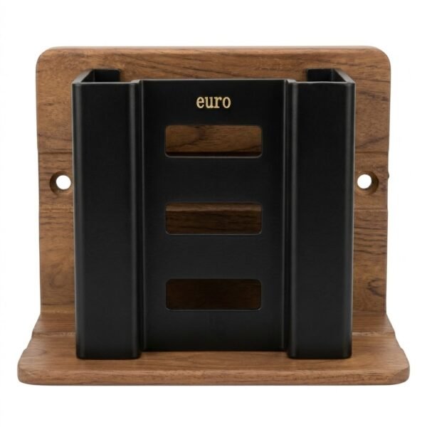 TUMBLER HOLDER B-1014  WOODEN BLACK (YE2850)