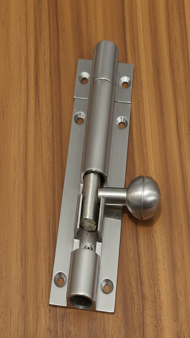 B2780 SS (2) TOWER BOLT FANCY 6X1/2 SS (B2780) - Image 1