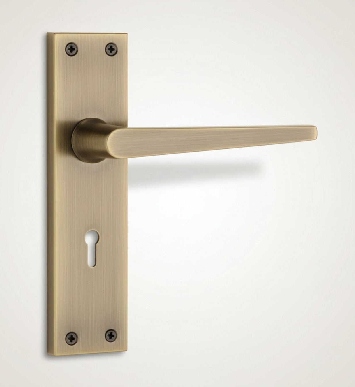 L4275 MORTICE LOCK VICTORY 1026 KY 8 INCH ANTQ(L4275) - Image 1