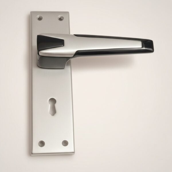 MORTICE LOCK 8 INCH BLACK / ROSE Z 520 TRISHUL(B5948)