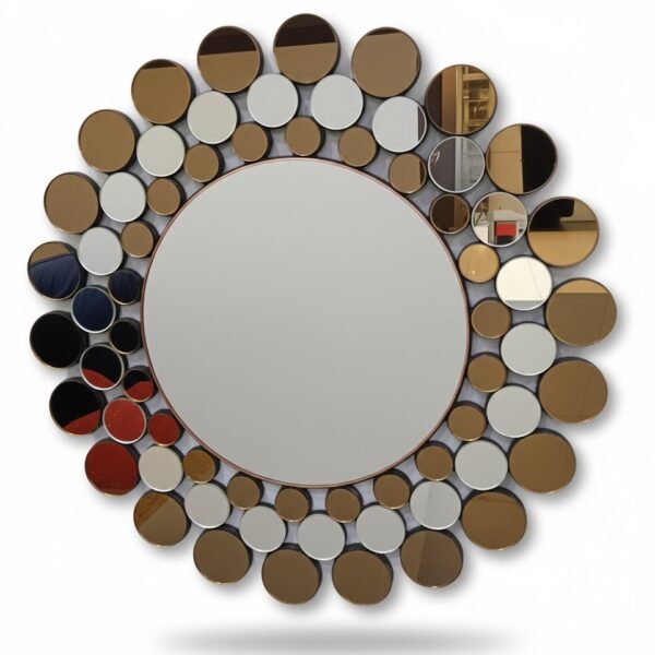 FAROOK ROUND FANCY 24X24(4) MIRROR(YF1117)